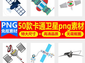 PNG免扣素材 卡通GPS卫星通信系统模板资源全览